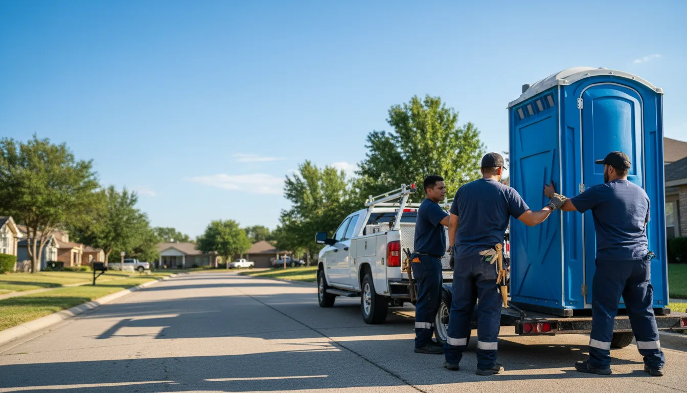 Portable Toilet Rental in Springlake, TX near me